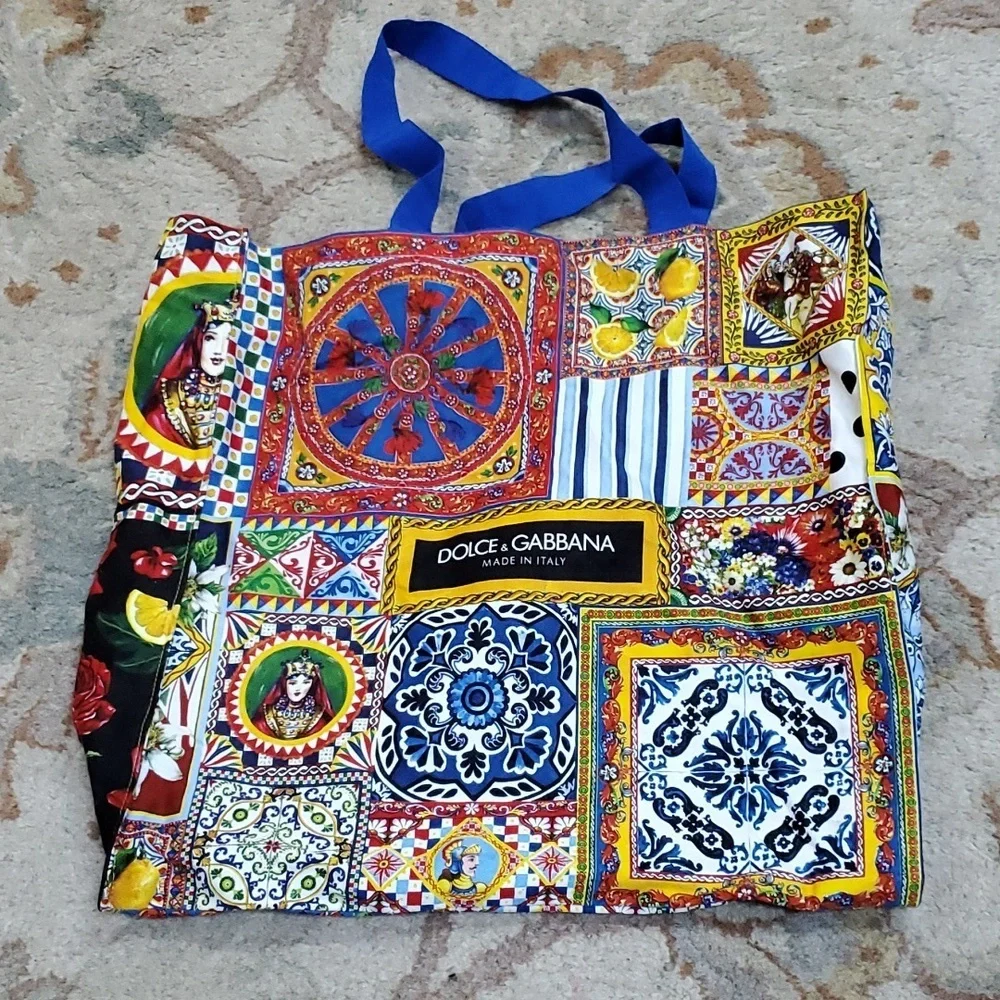 Dolce & Gabbana cotton tote bag - Picture 4 of 5